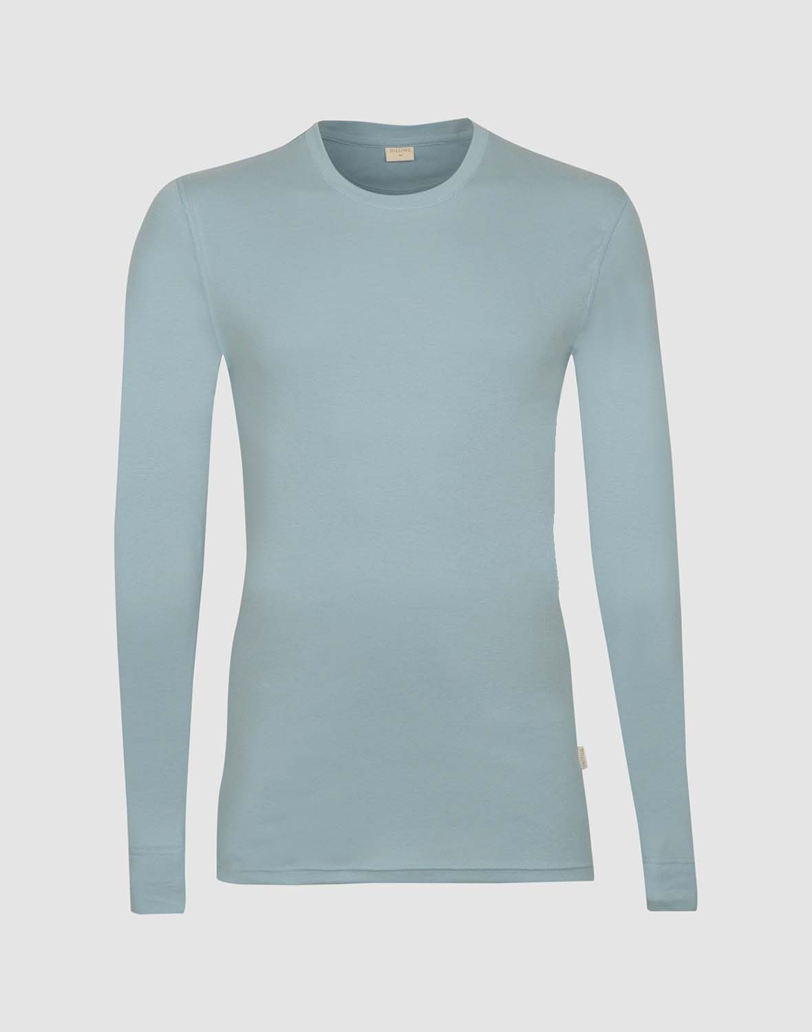 Shirt van katoen voor heren in Aqua blauw