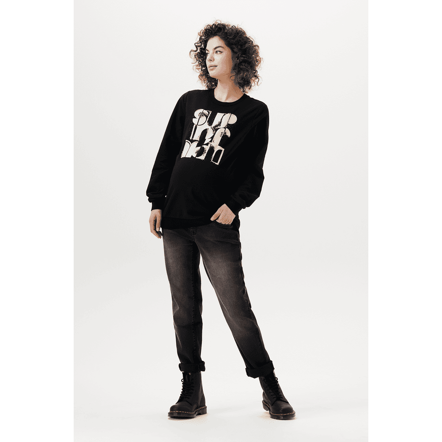 SUPERMOM Pullover Cutler Black