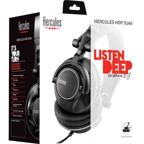 Hercules HDP DJ60 DJ-koptelefoon
