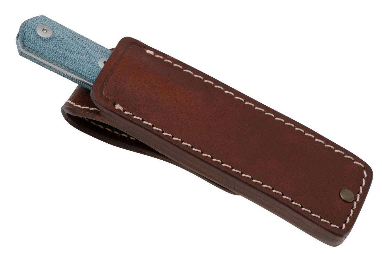 StraightLine Erny ER-DC Denim Canvas Micarta, vaststaand mes