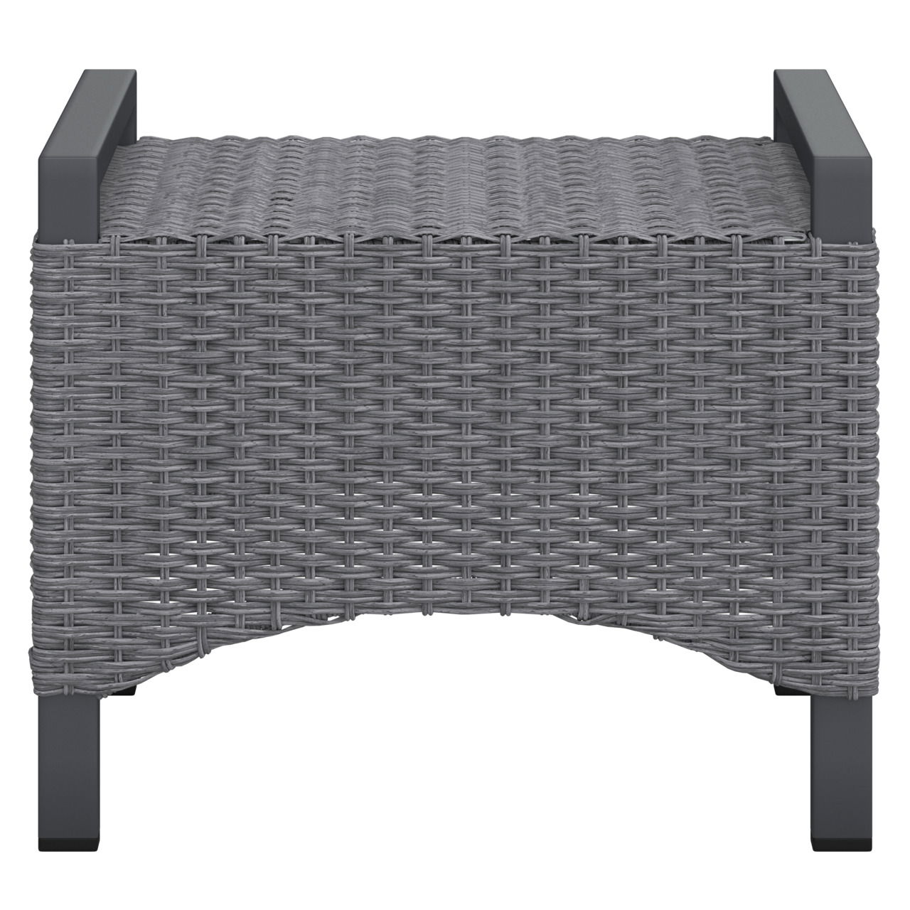 Ambia Garden Hocker PORTLAND SMOKE ALU
