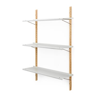Wandregal RM3, RAL 9010 Reinweiß