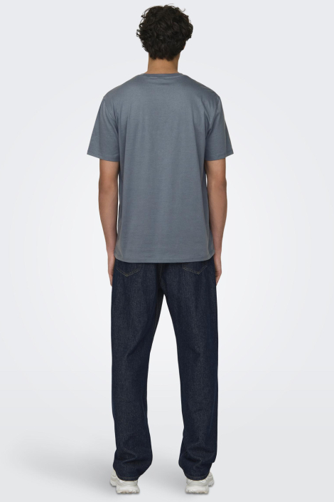 Only & Sons blauwe heren t-shirt