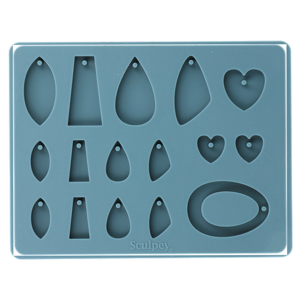 Moule en silicone pour fabrication de bijoux - sculpey