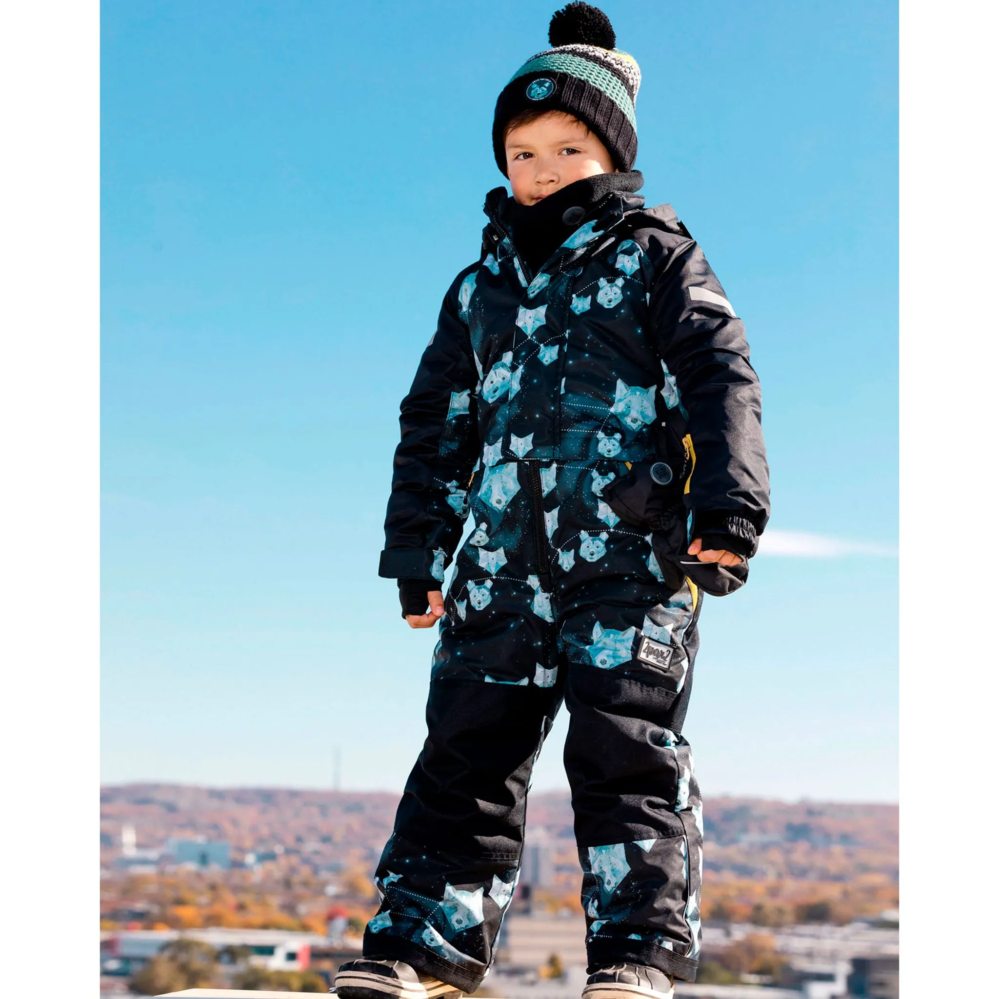 Deux par Deux Habit de Neige Une Pièce Constellation 2-6ans