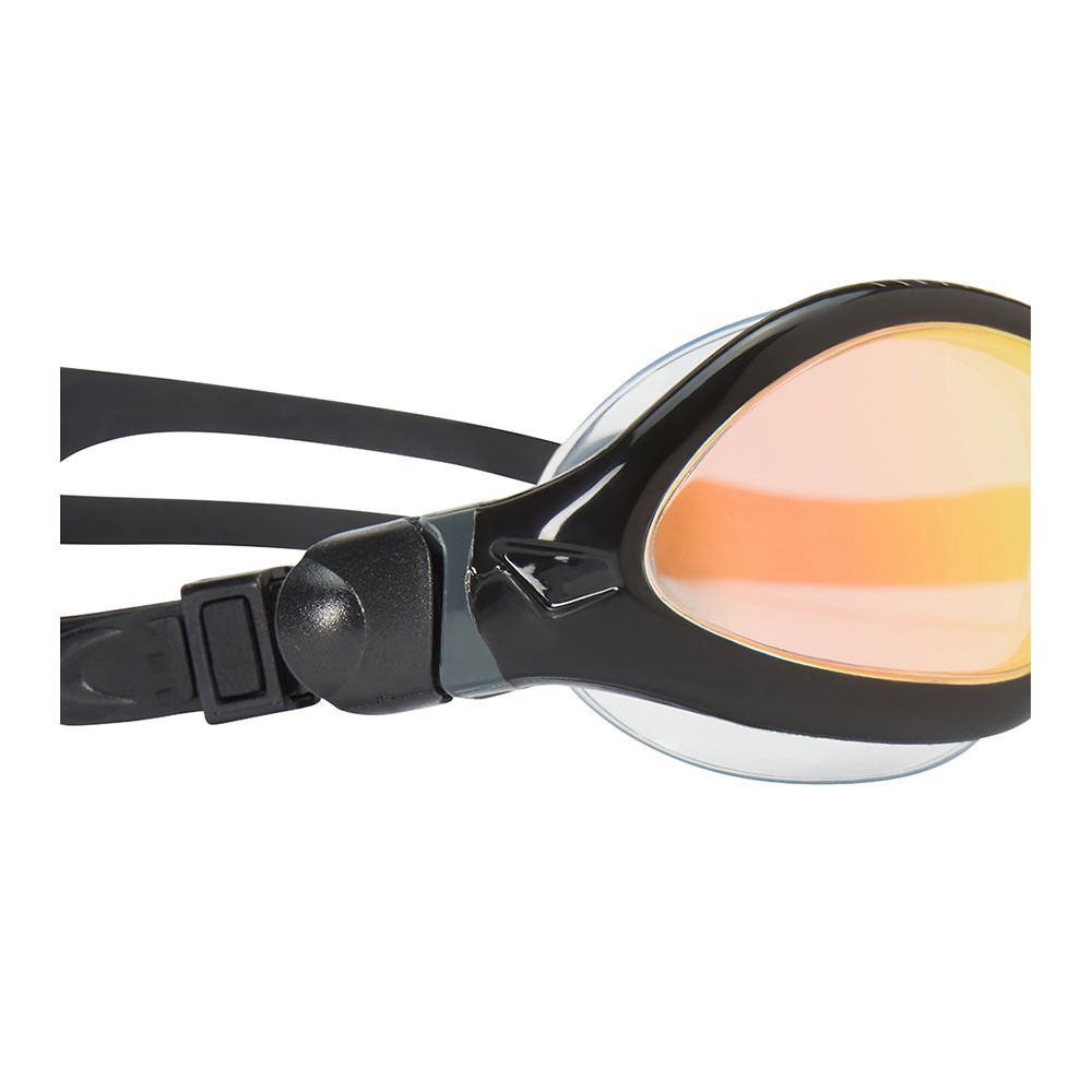 Zoggs TIGER LSR+ LIQUID SKIN RACE MIRROR - Lunettes de natation black grey/mirrored red