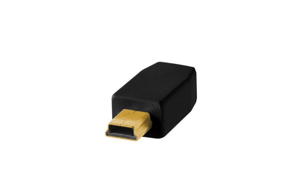 Kabel TetherPro USB 2.0 A / Mini B 5 Pin 4.6 Meter – BlackUSB-Kabel 2.0 zu Mini-USB 5-Pin
