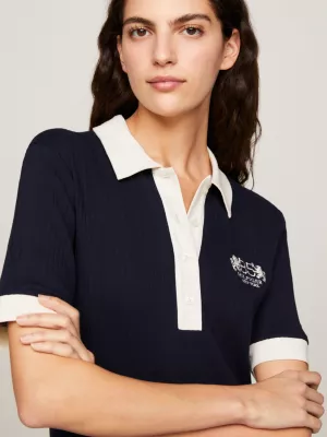 Vestido Polo Midi Canelado da Coleção 1985