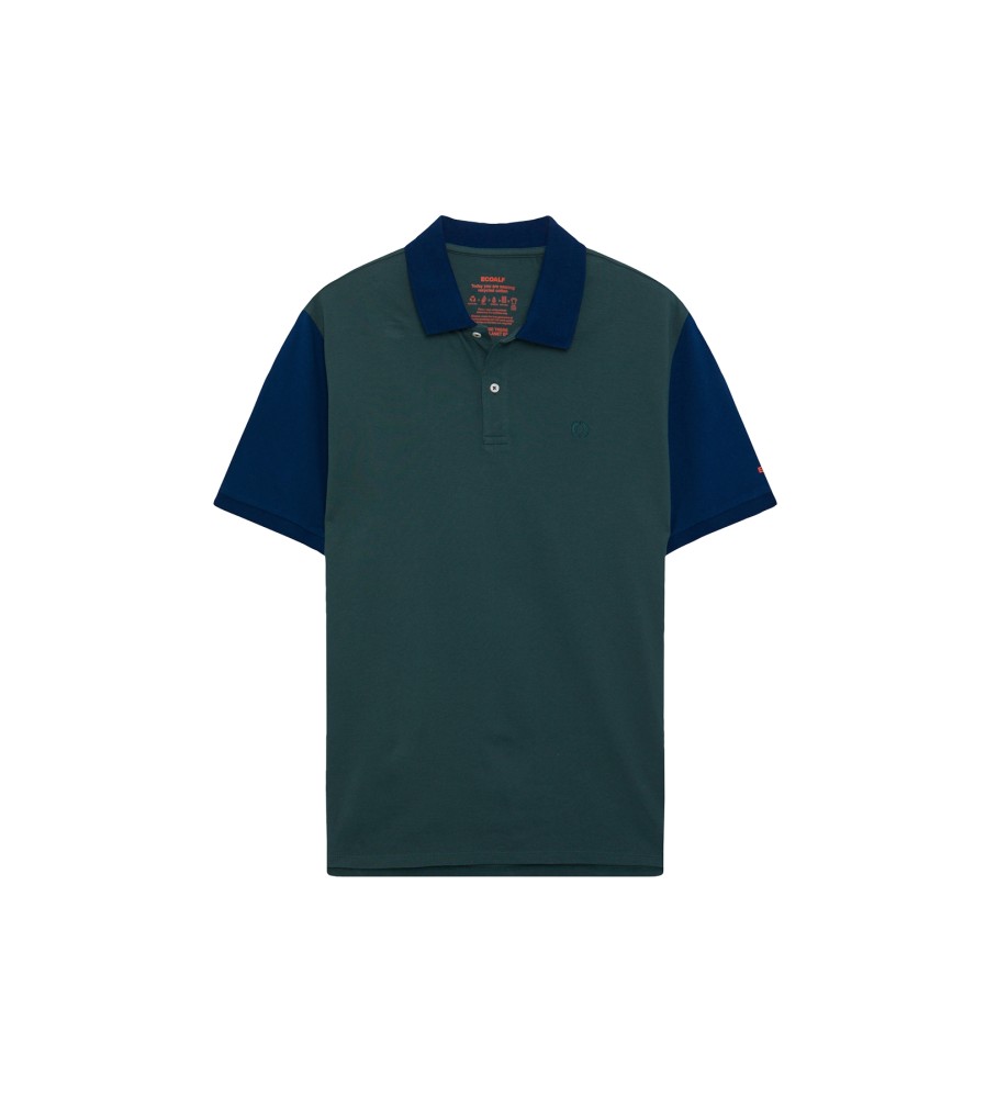 ECOALF Polo Bloquialf verde