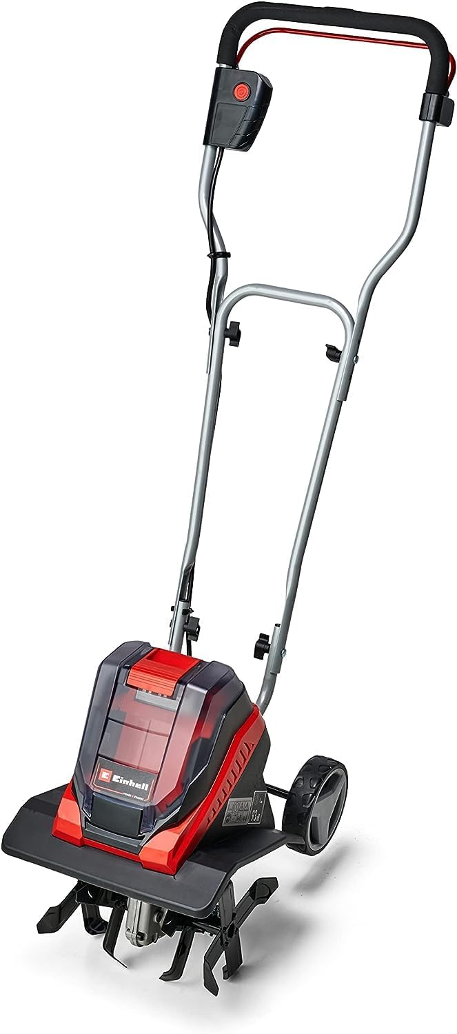 Einhell Akku-Bodenhacke GE-CR 30 Li - Solo Power X-Change (Li-Ion, 36 V, 30 cm Arbeitsbreite, 20 cm Arbeitstiefe, robuste Hackmesser, 2-Punkt-Sicherheitsschalter, ohne Akku und Ladegerät)