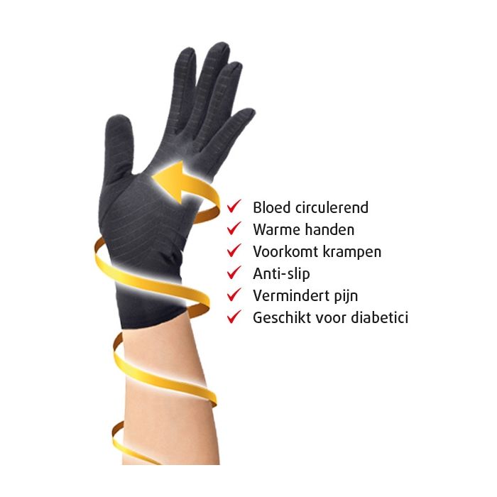 Lucovitaal Koper Thermo Handschoenen Large (1 paar)
