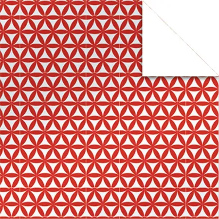 URSUS Faltblätter Aurelio Stern Delta, Schimmerpapier, ca. 15 x 15 cm, rot