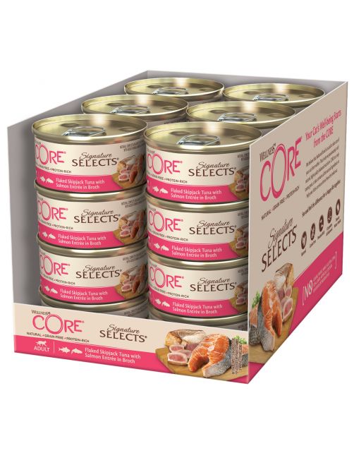 Wellness Core Signature Selects Flaked 79 g - Kattenvoer