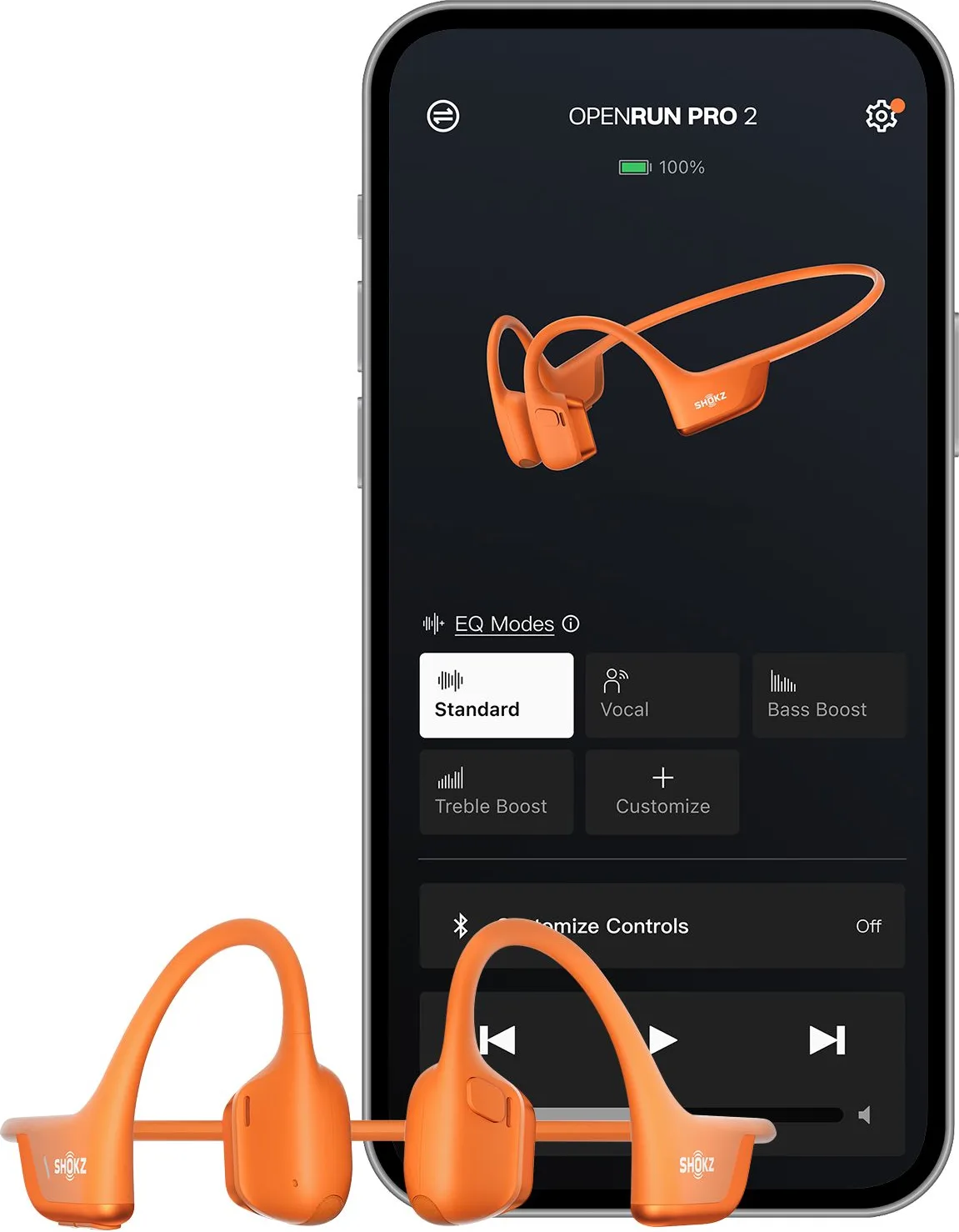 Shokz Open Run Pro 2 Mini Orange Écouteurs Bluetooth