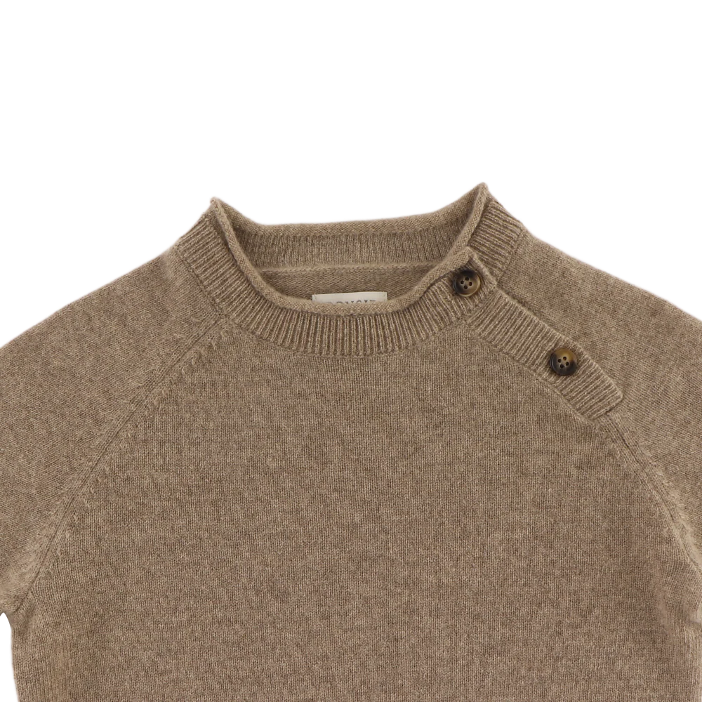 Collyns Cashmere Wool Sweater | Dusty Brown