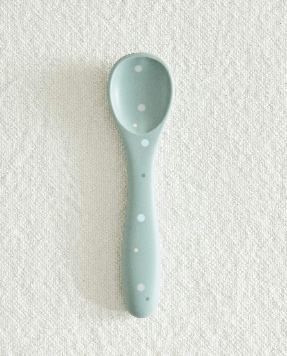 COLHER DE SILICONE DOTS