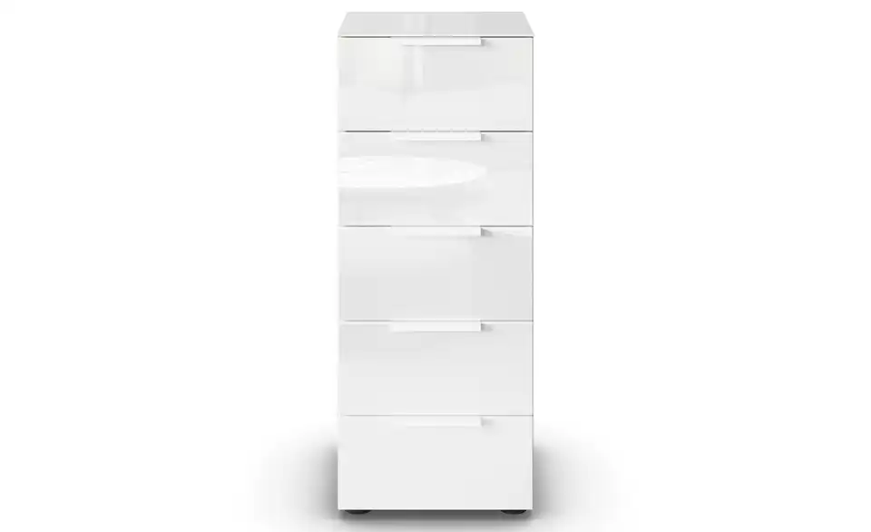 Kommode 40 cm Weiß Weiß, Eiche Artisan (Nachbildung)