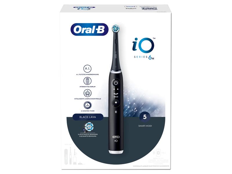 Oral-B Rotationszahnbürste iO Series 6 Black Lava Elektrische Zahnbürste