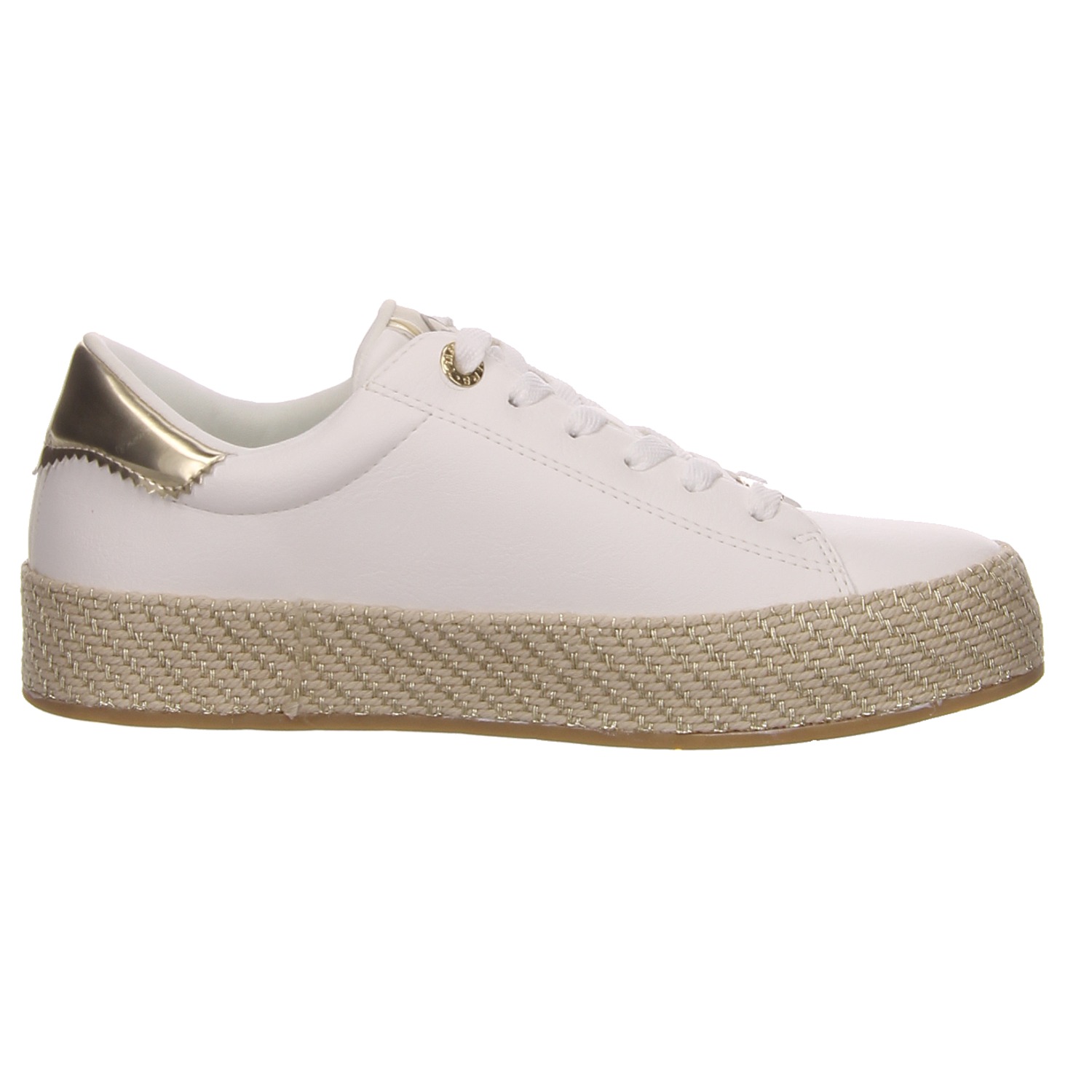 Tamaris Sneaker weiß/gold weiss/weiss kombi