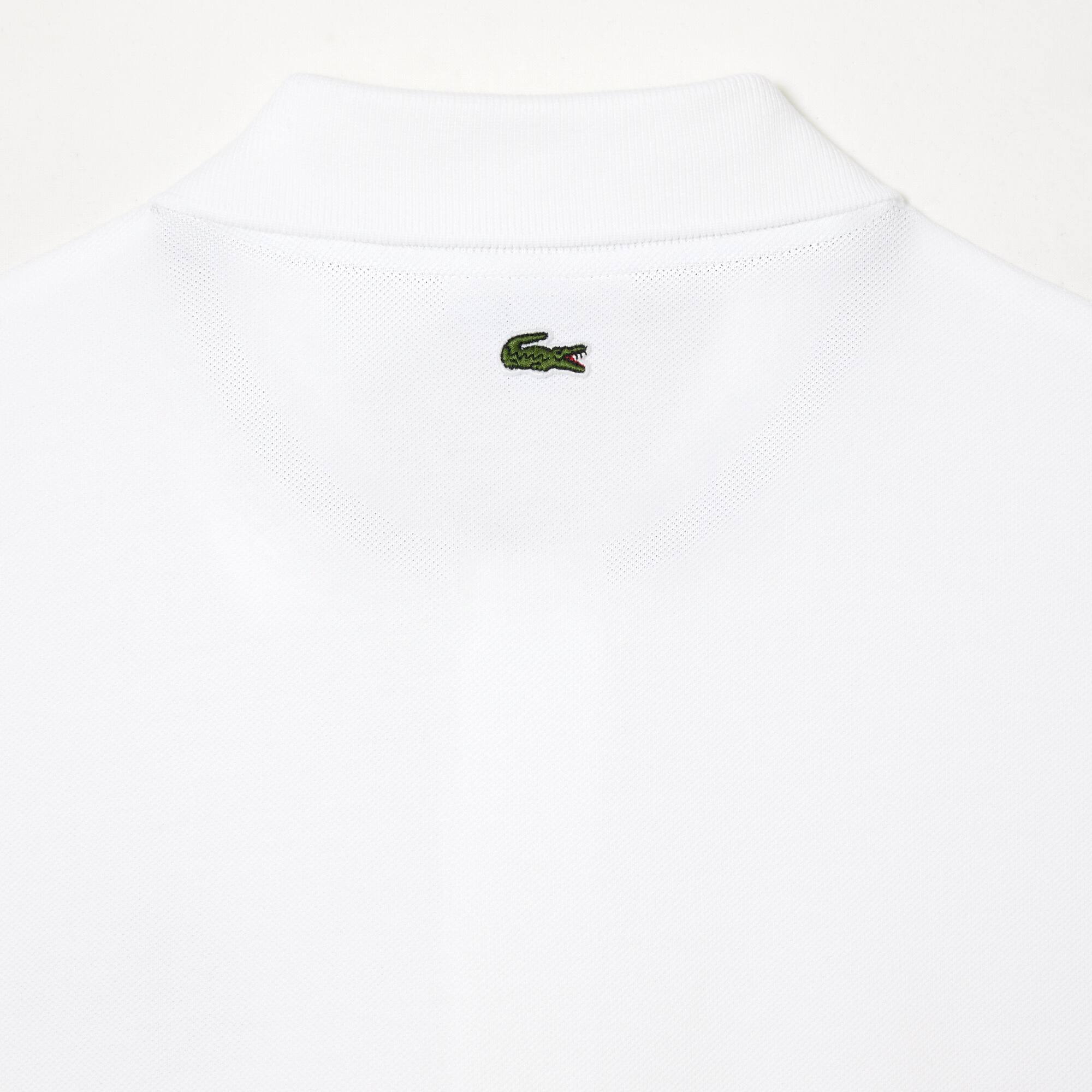 Poloshirt aus Baumwollpiqué mit L.12.12 Aufnäher Kurze Ärmel - Weiss - Lacoste - Herren