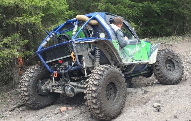 Mercedes Puch G offroad fahren in Stockerau als Geschenk