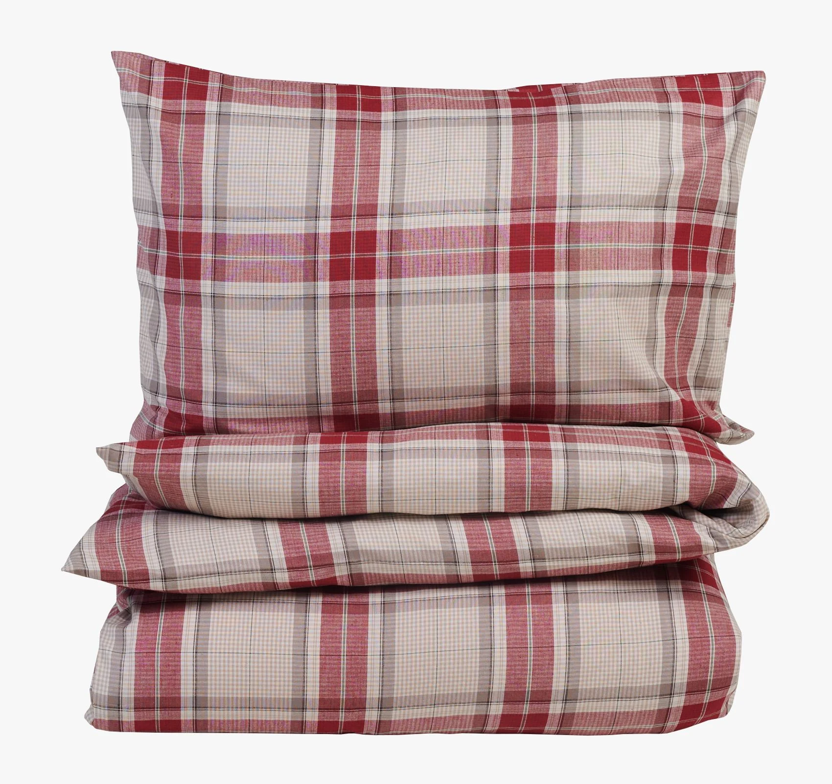 Garnfarget bomull sengesett multi - 140x200 cm