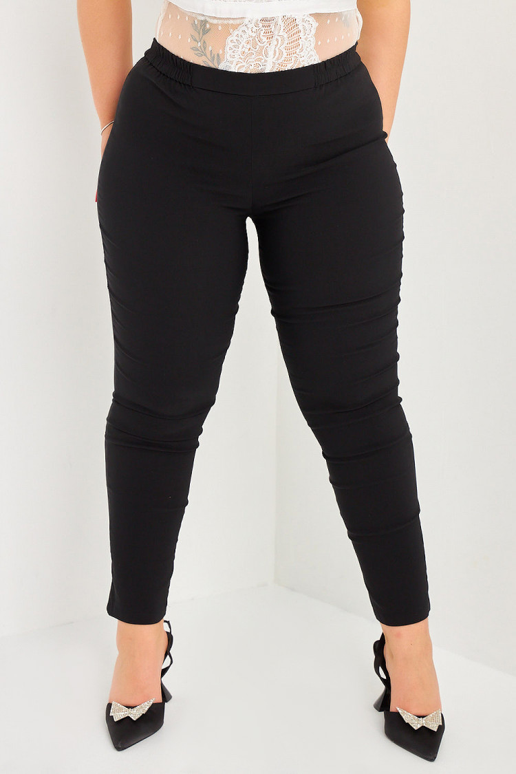 Pantalon noir uni