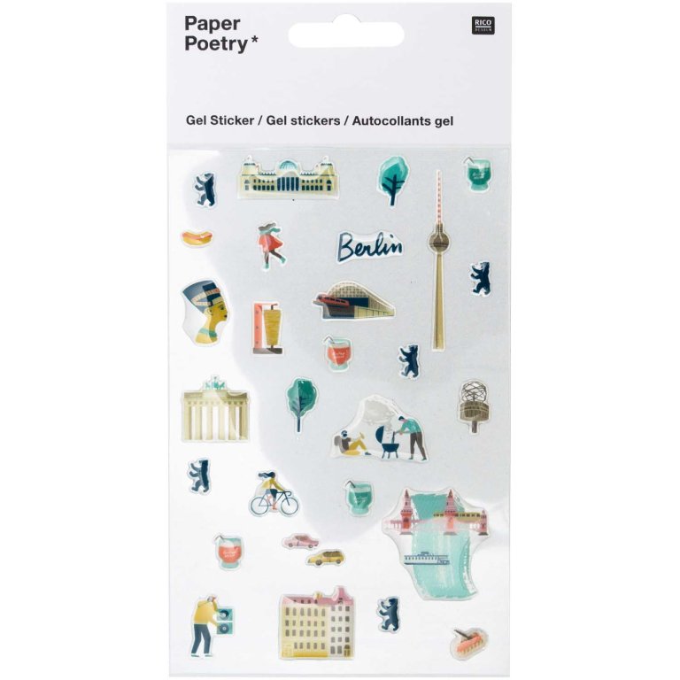 Paper Poetry Gel Sticker selbstklebend