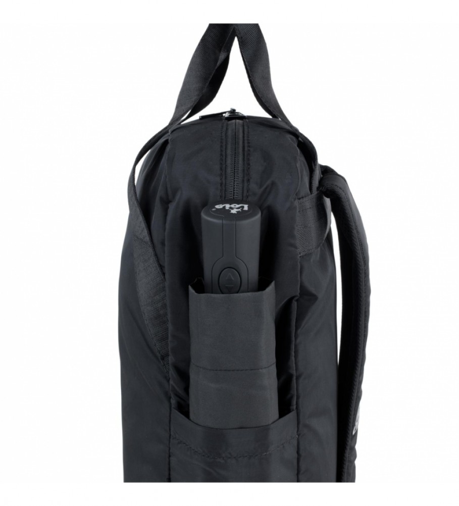 Mochila Skechers Unissex Griffinc S901 preta - 39x30x10cm -