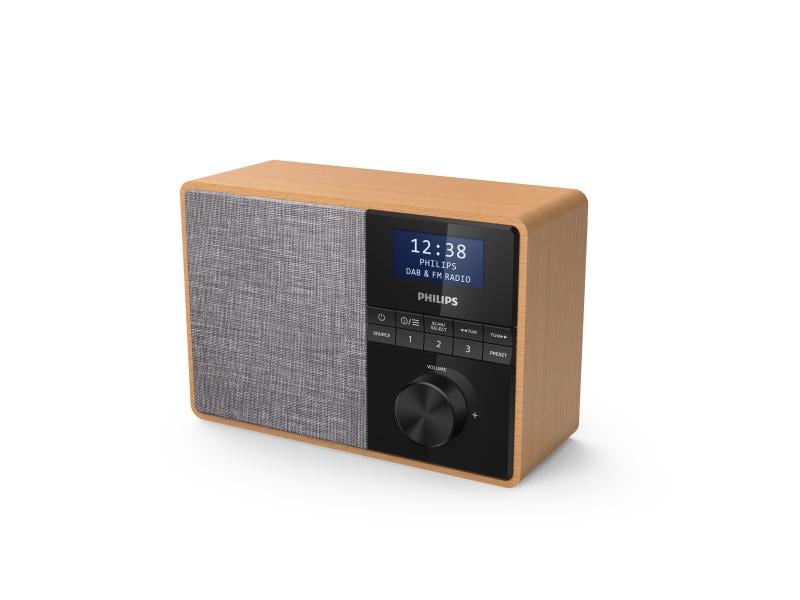 Philips DAB  Radio TAR5505 Braun/Grau Tragbares Radio / Küchenradio