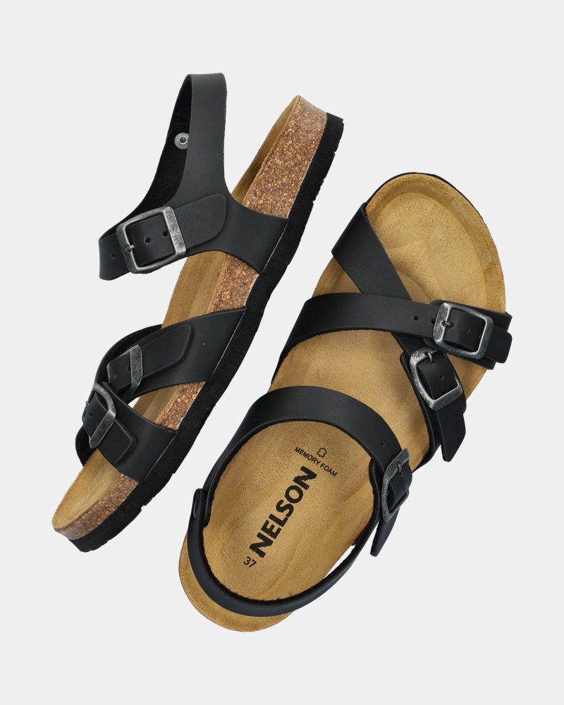 Nelson Sandalen  - zwart