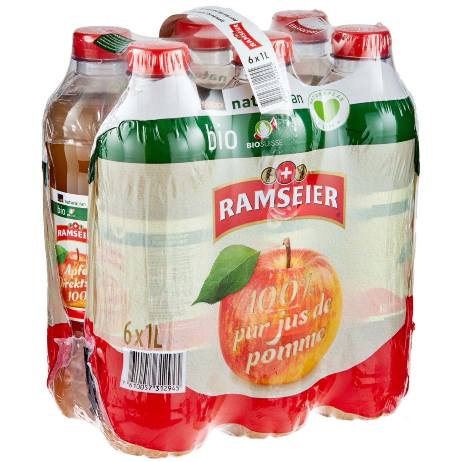 Ramseier Naturaplan Bio Apfelsaft 6x1l