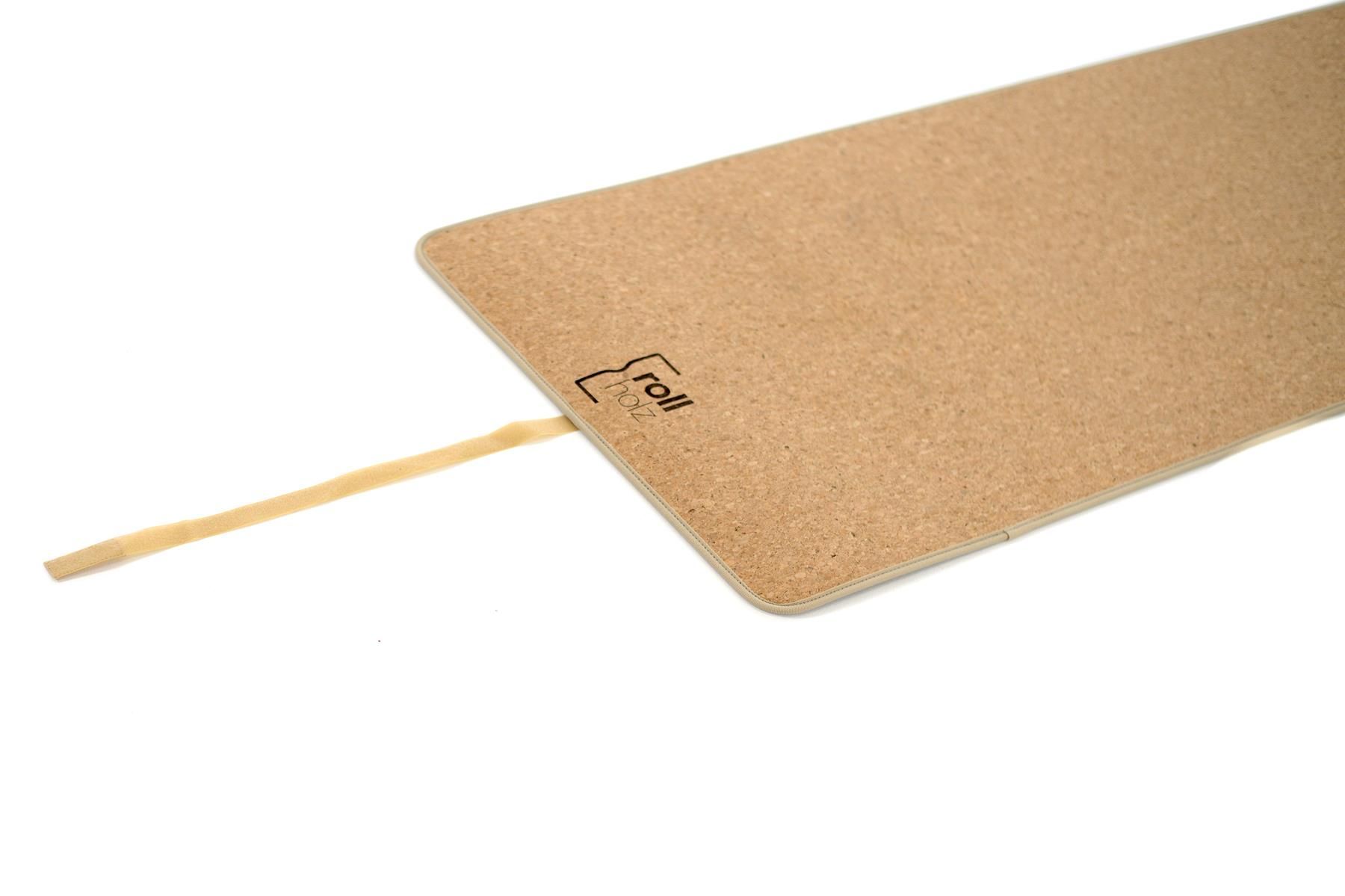 rollholz Yogamatte aus Kork 185 x 61 x 0,6 cm