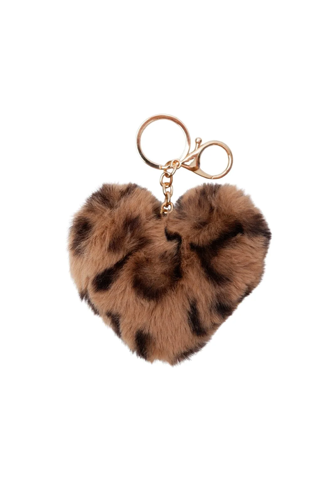 Black Colour Bcheart Soft Keyhanger 10271 brown leo