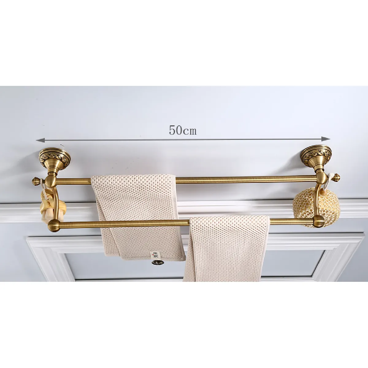 Universal Bâtons de Serviettes en Aluminium Or
