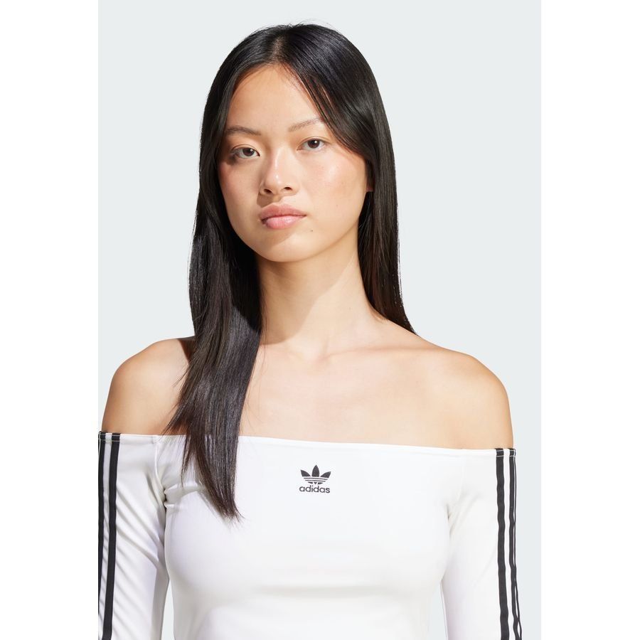 Adidas Original T-shirt manches longues épaules dénudées Adicolor