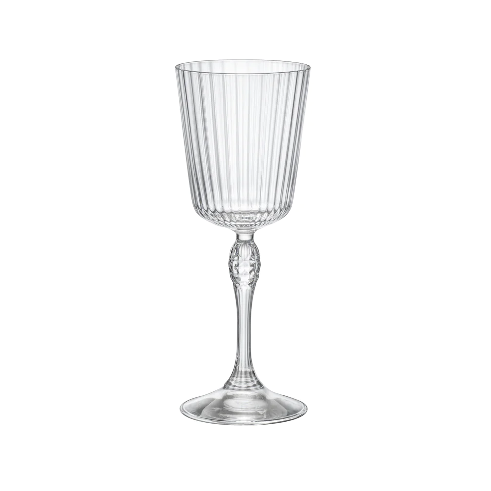 Boite de 4 verres à pied America 25 cl Bormioli Rocco