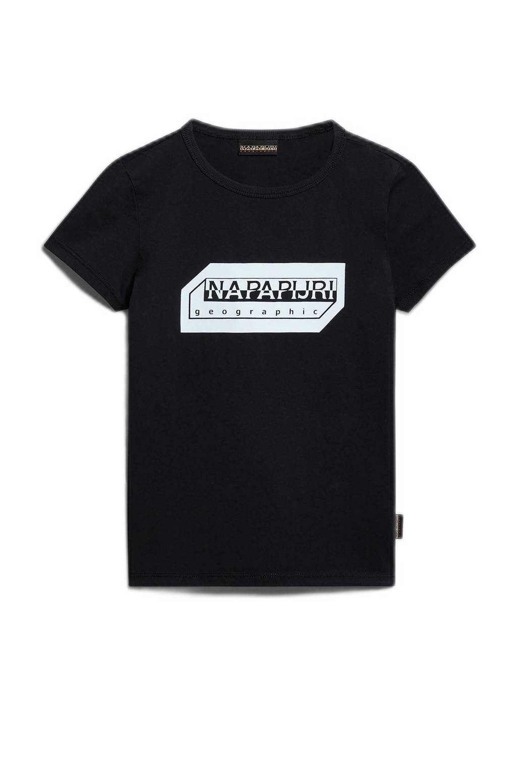 Napapijri T-shirt met logo zwart