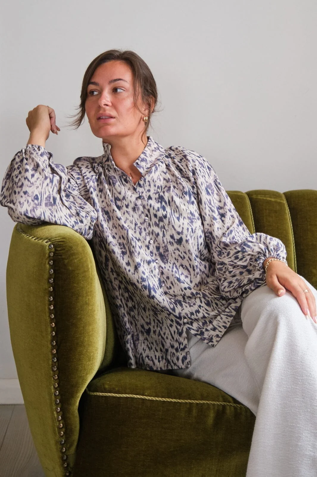 Neo Noir Camille Graphic Palette Blouse