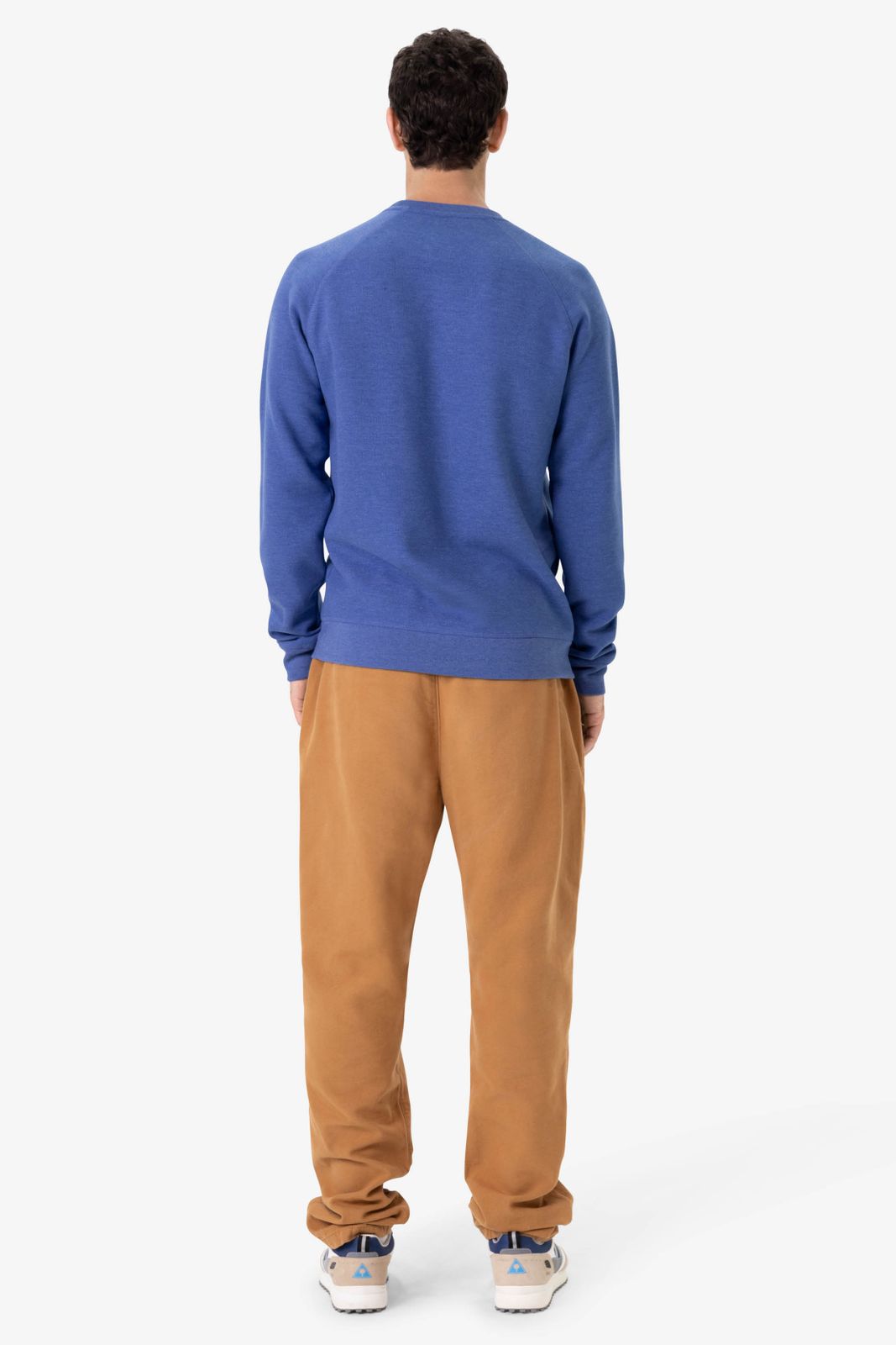 Blauwe raglan sweater