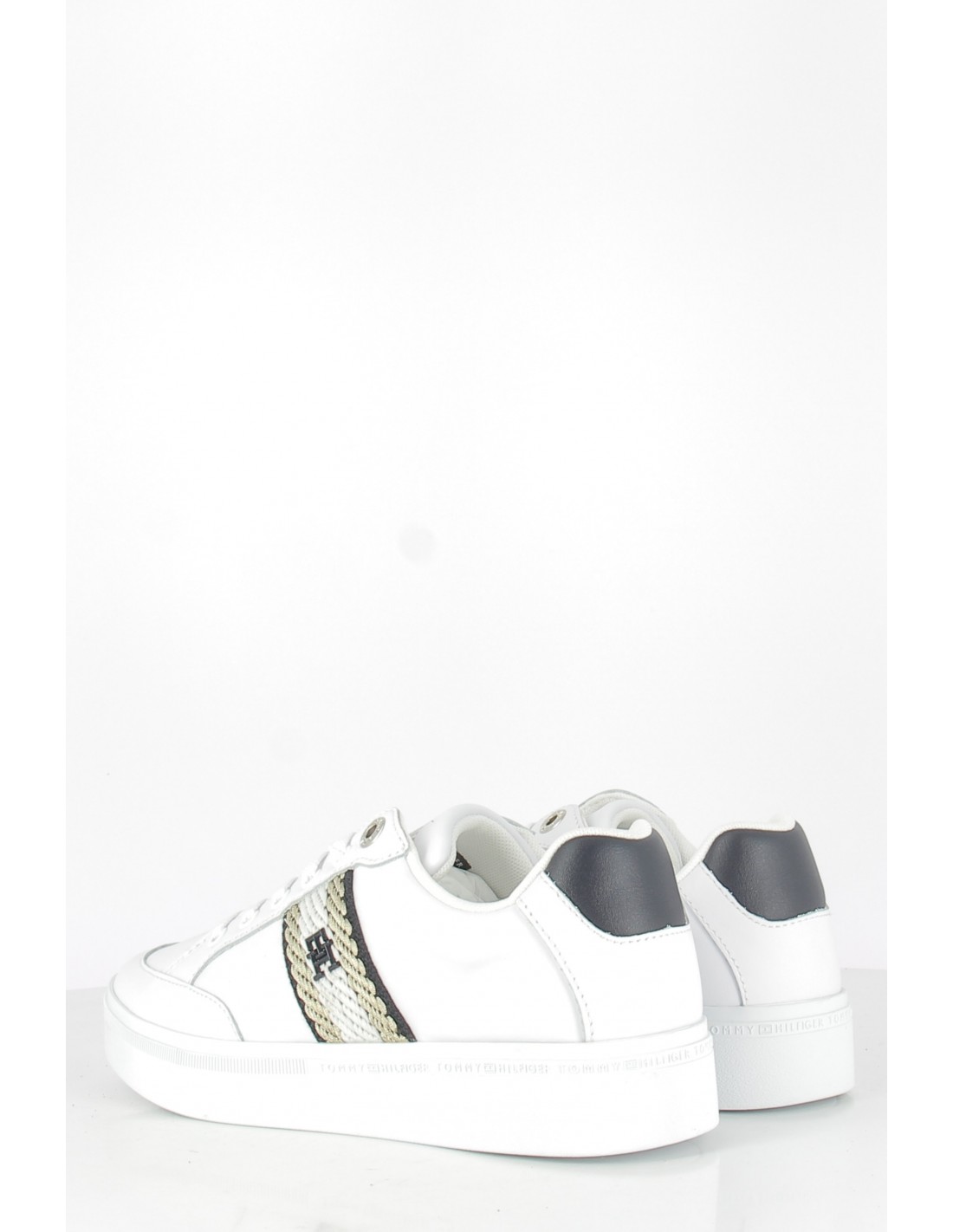 tommy hilfiger Baskets de ville court sneaker with w Femme