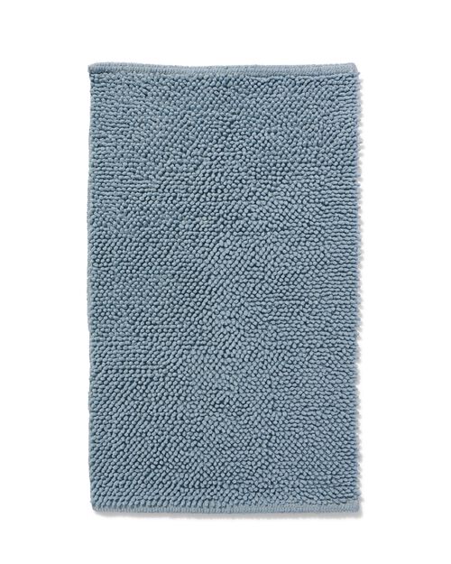 tapis de bain 50x85 chenille bleu glacier
