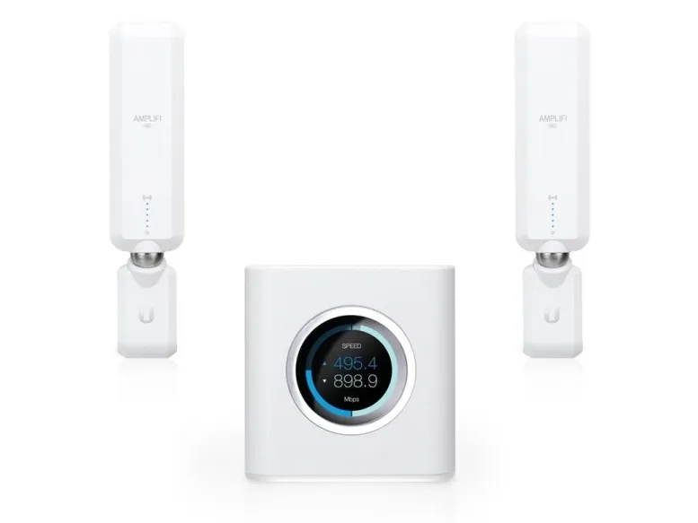 Ubiquiti AmpliFi Home Wi-Fi System AFi-HD - Wi-Fi system (router, 2 extendere) - op til 20.000 sq.ft - mesh - GigE - 802.11a/b/g/n/n/ac