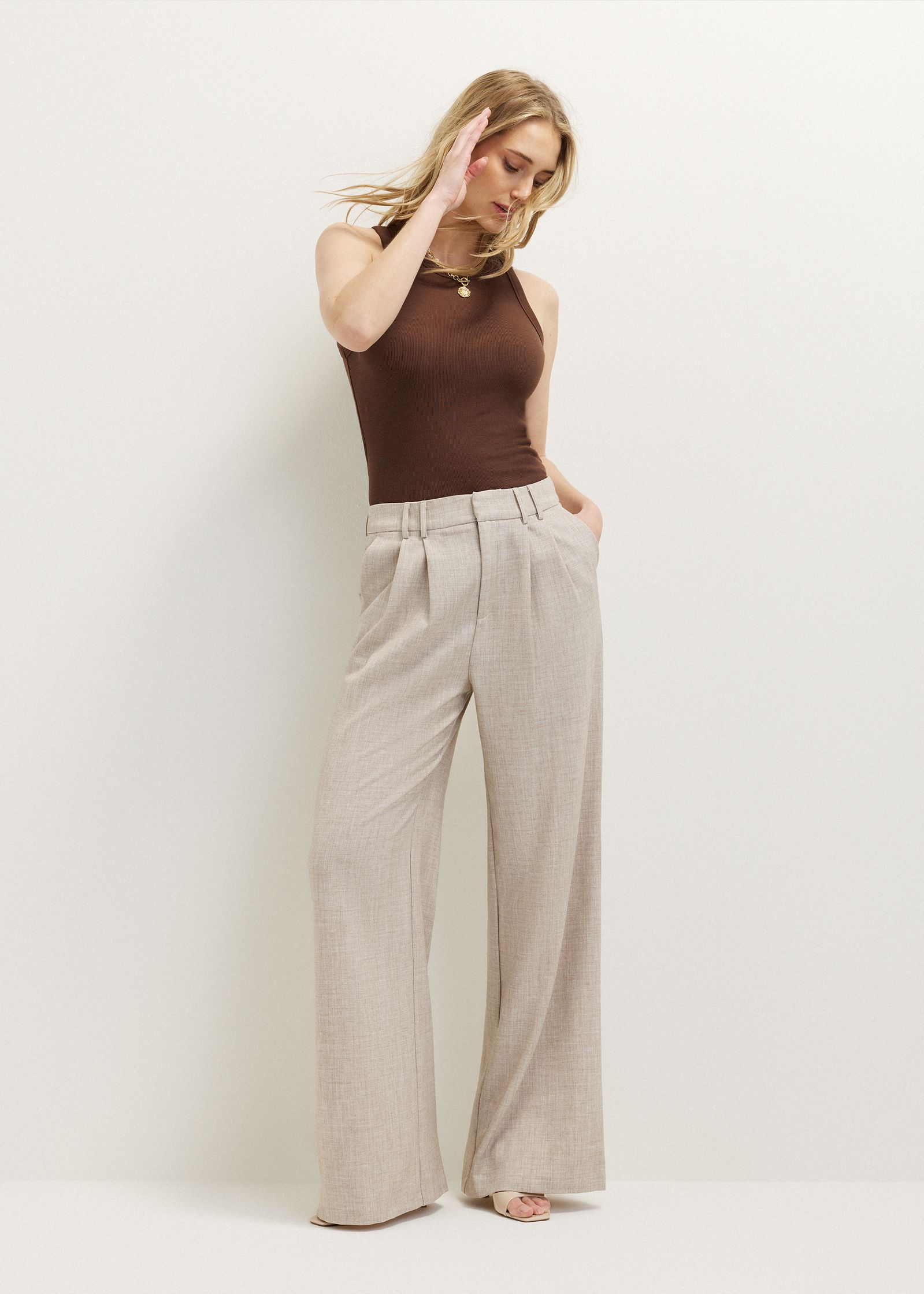 Singlet met rib