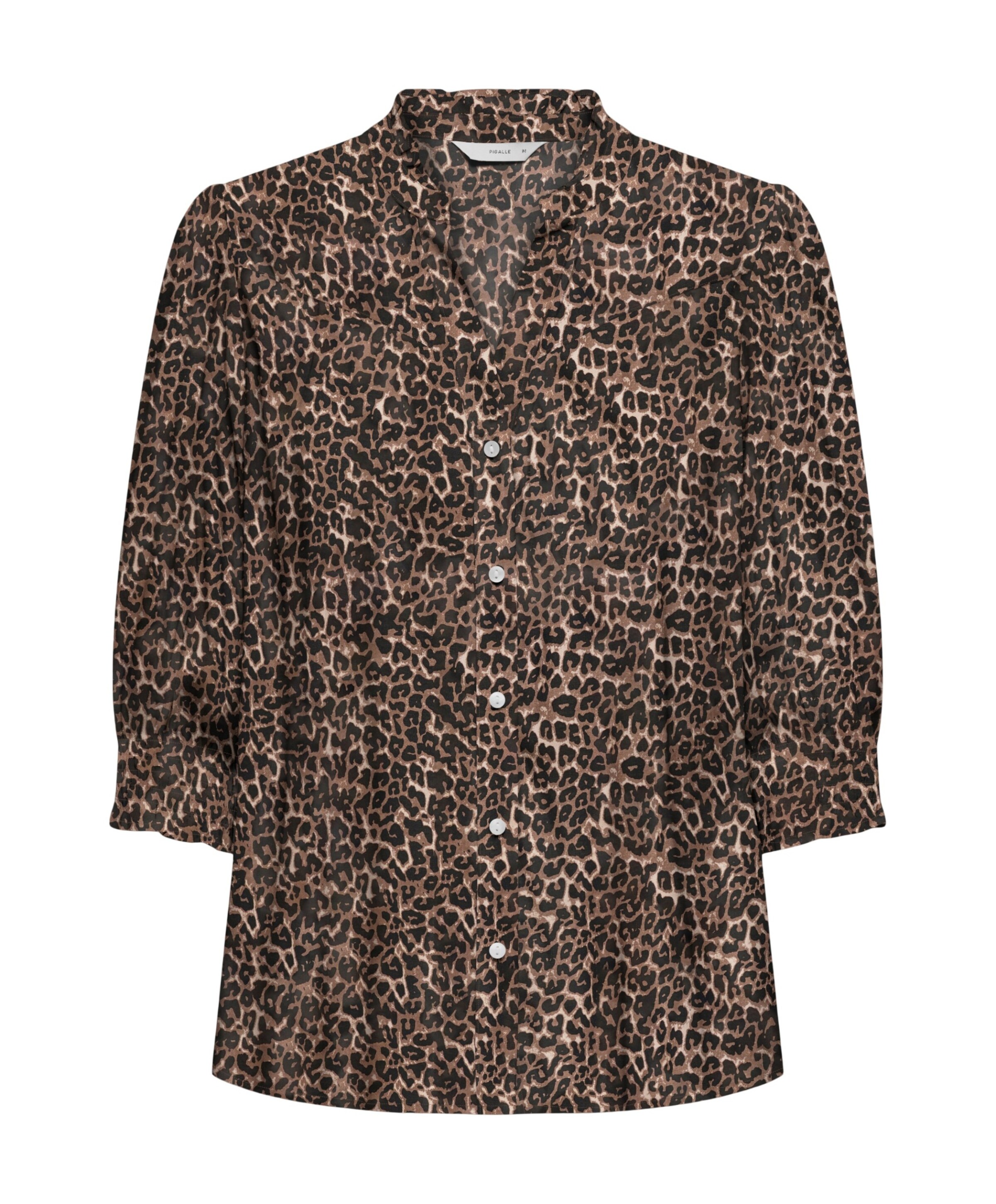 Only Carmakoma Dames blouse bruin