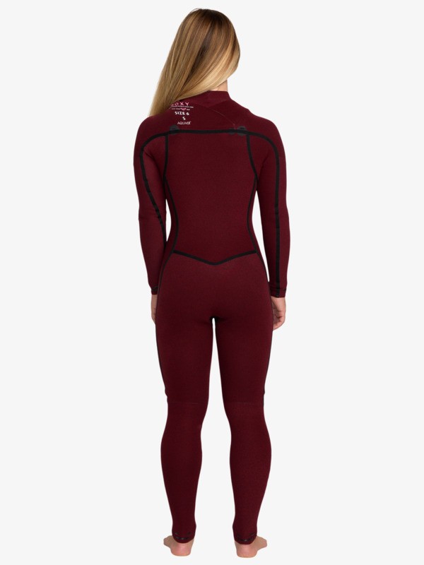 4/3 Elite Xtra Stretch Combinaison de surf zip poitrine Noir Femme