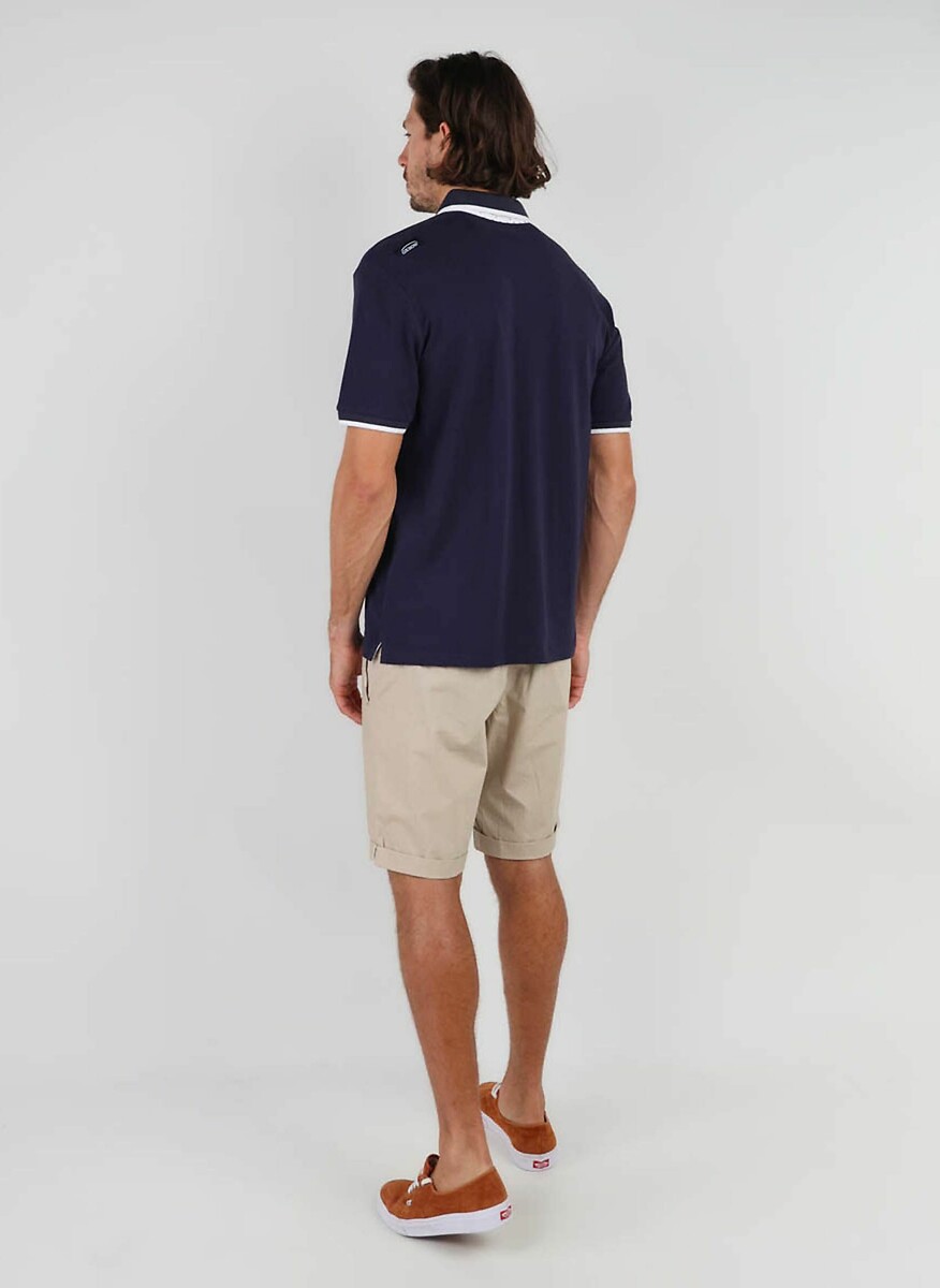 OXBOW<br>Camisa polo em algodão piqué com mangas curtas