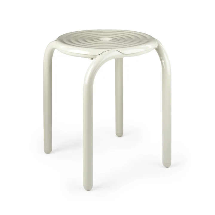 Tom Dixon - Groove Gartenhocker, putty