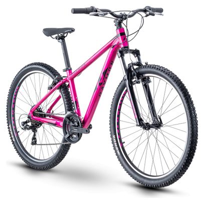 VTT Semi-Rigide Raymon SevenRay 1.0 Shimano Tourney 7V 27.5'' Rose / Noir