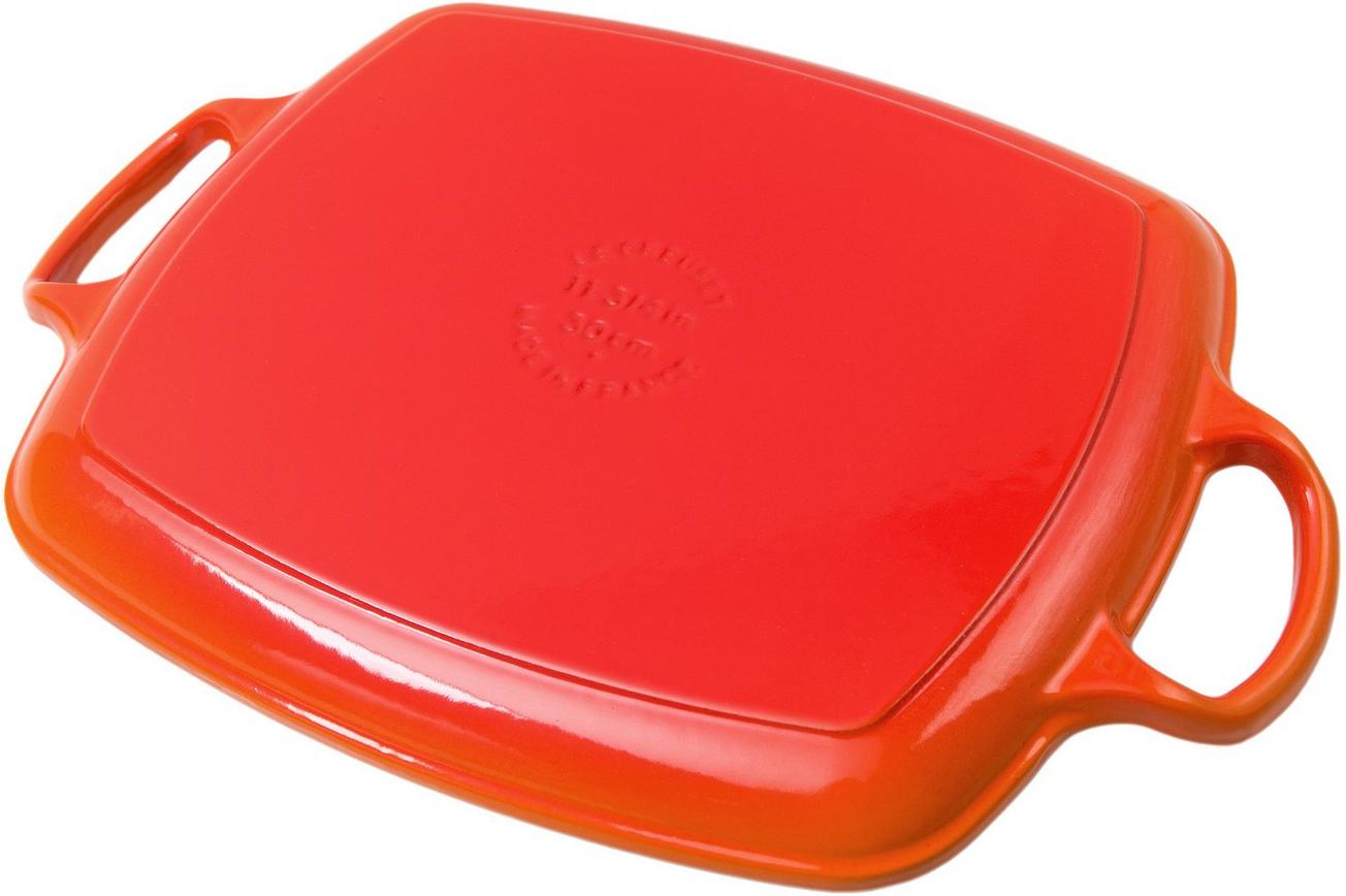 Le Creuset La Fonte émaillée grillpan 30 cm, oranje